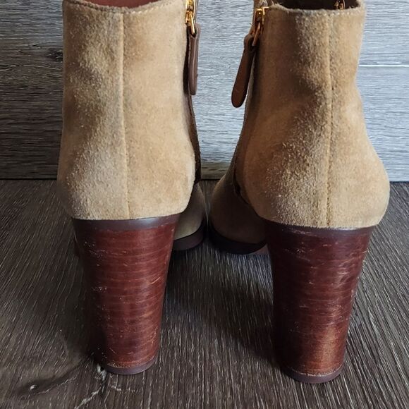 Tory Burch Junction 85mm Suede Ankle Bootie Size 9 - Picture 5 of 12